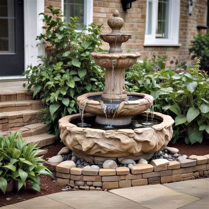soothing and stunning water feature