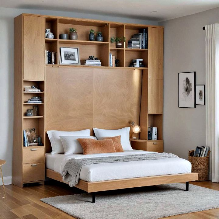 space saving and smart murphy bed