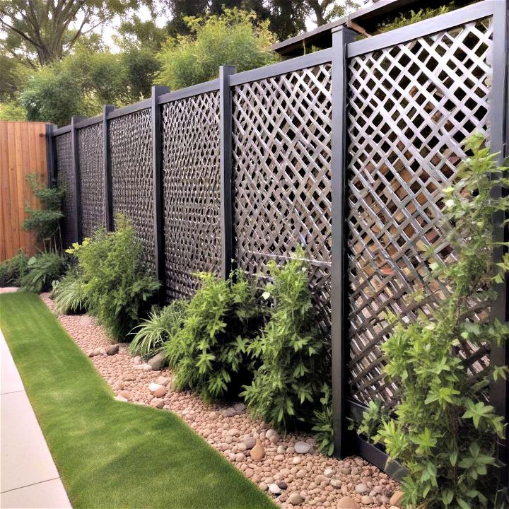 steel screens for garden fence