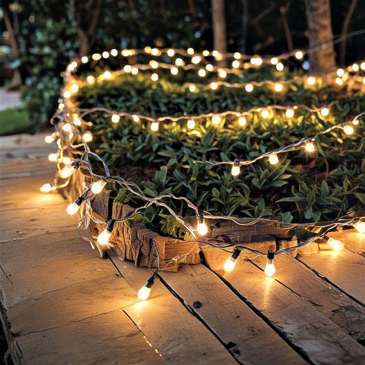 string lights for holiday decorations