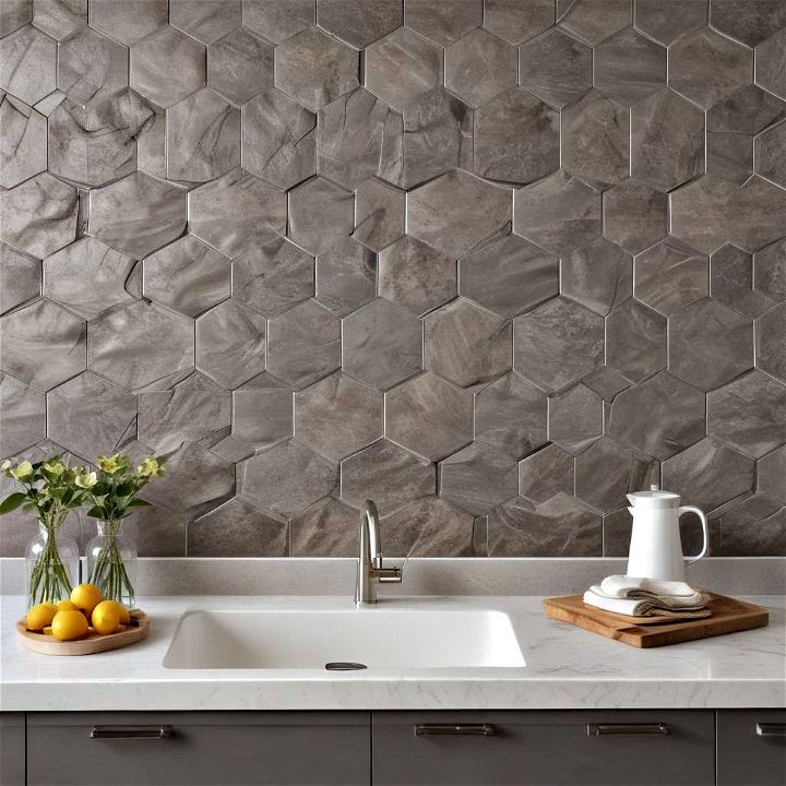 stunning 3d texture tiles backsplash