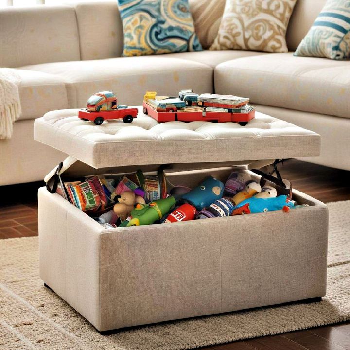stylish and functional storage ottomans dual purpose furniture