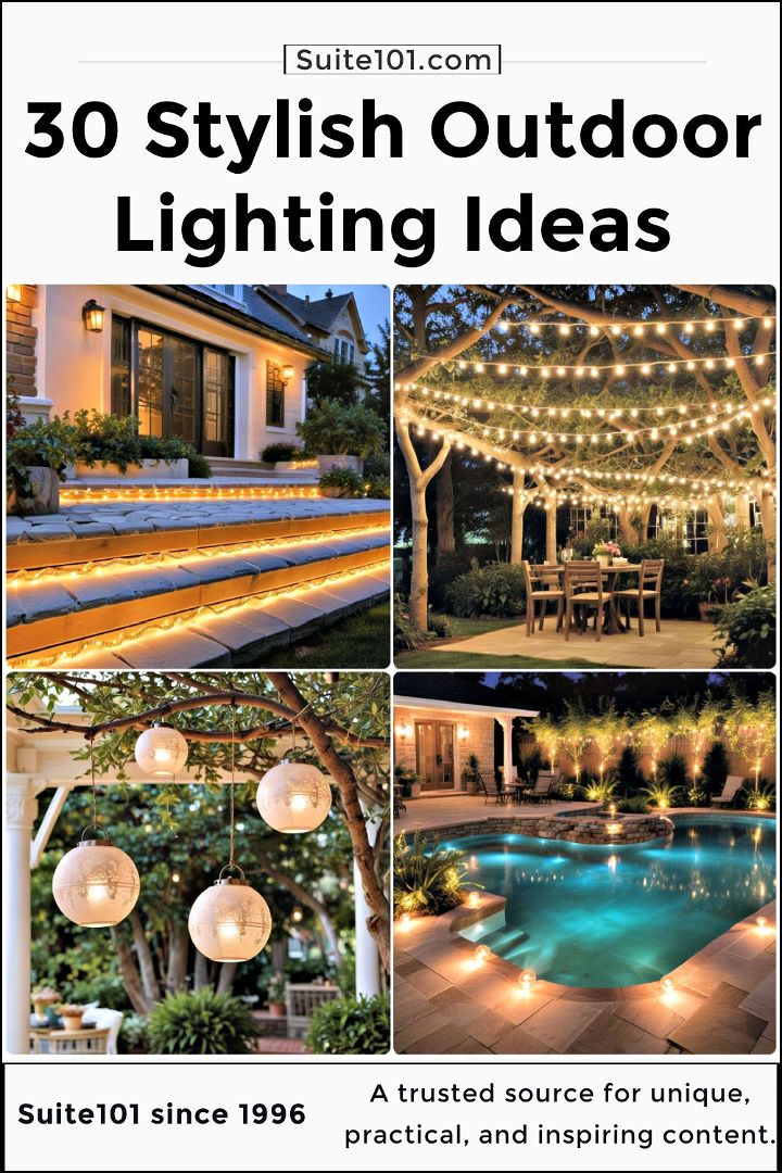 stylish outdoor lighting ideas