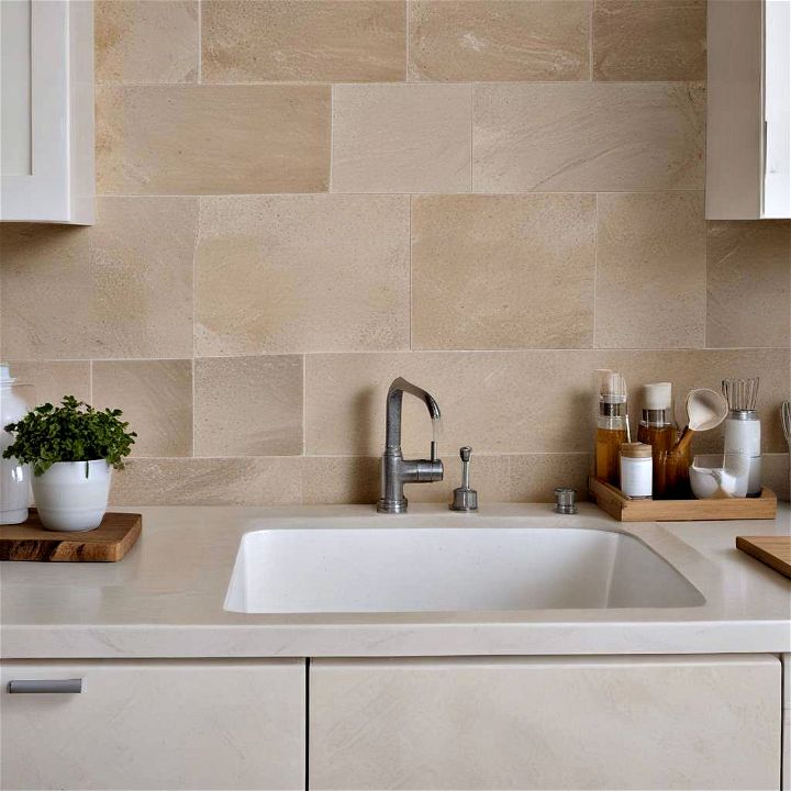subtle and elegant limestone tiles
