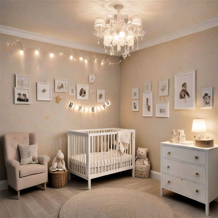 think about lighting for baby room