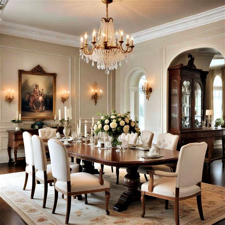 timeless classic elegance dining room