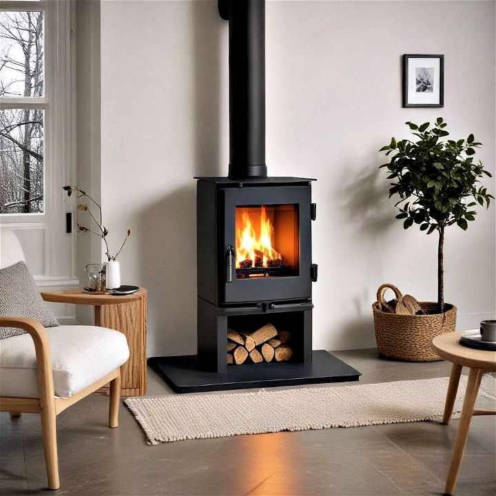 timeless elegance scandinavian style freestanding stove