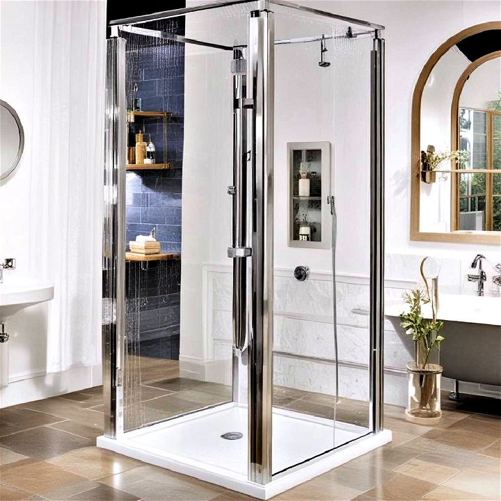traditional freestanding showers