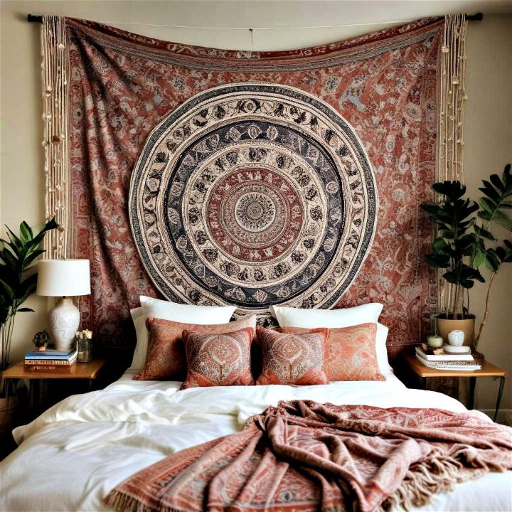 traditional hang a statement tapestry design