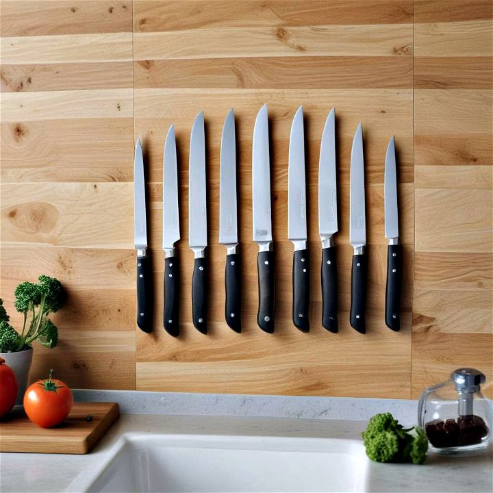 traditional magnetic knife strip