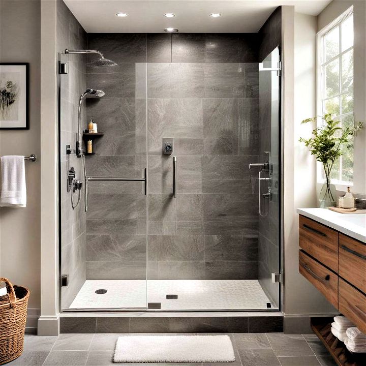 traditional walk in shower conversion