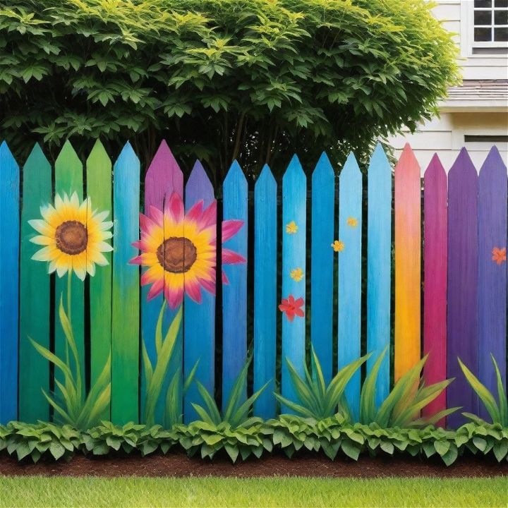 turning your fence into a canvas