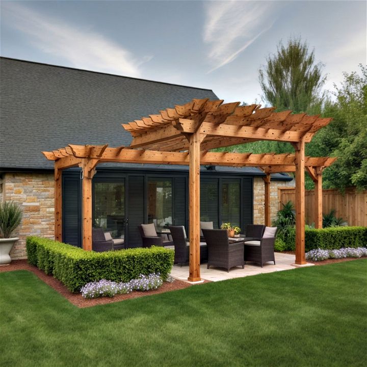 two tiered pergola plans