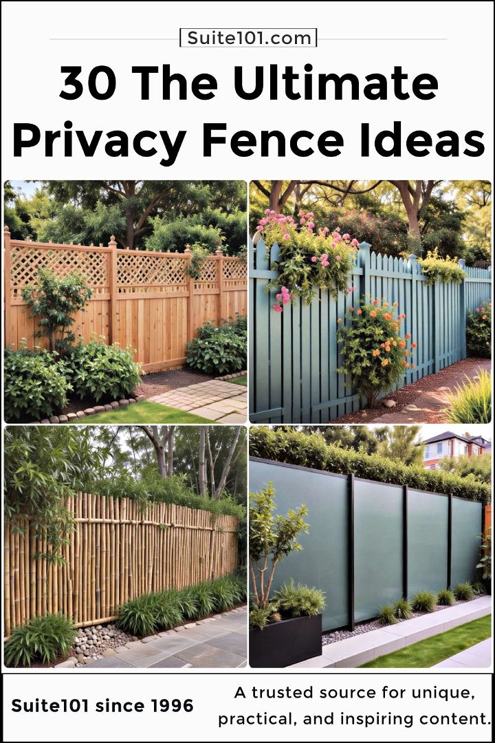 ultimate privacy fence ideas