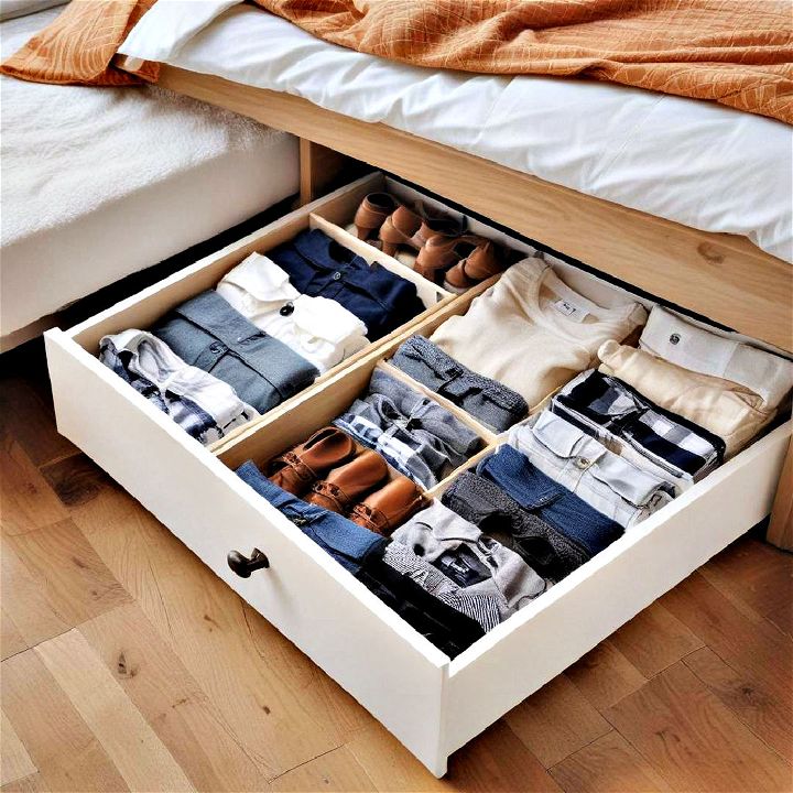 under bed storage boxes for small apartment