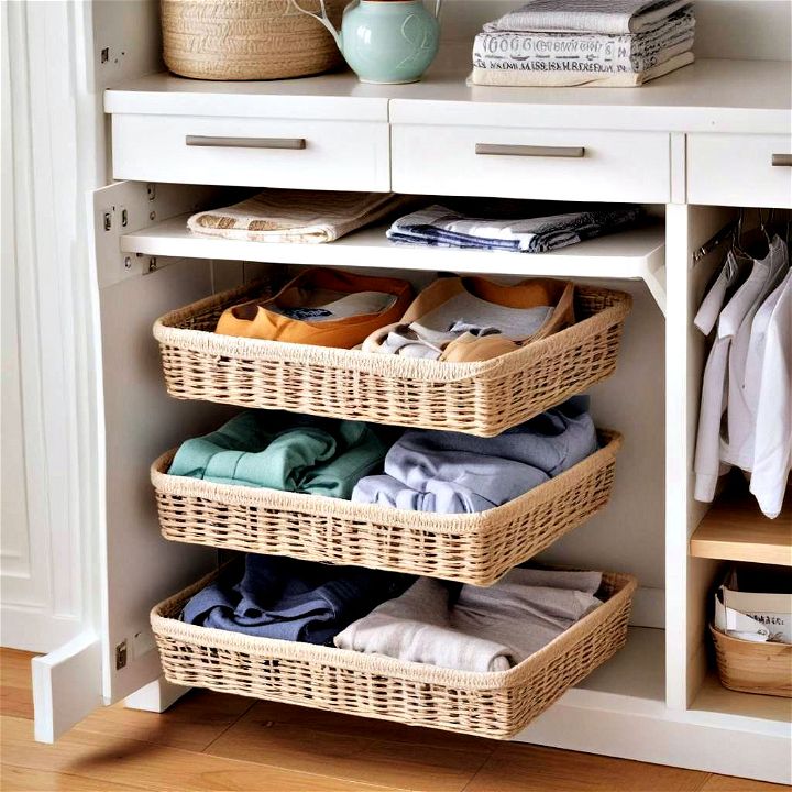under shelf baskets to utilize the often wasted space