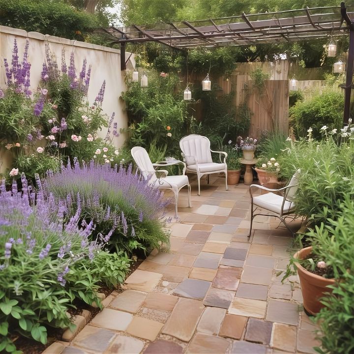unique scented garden for patio