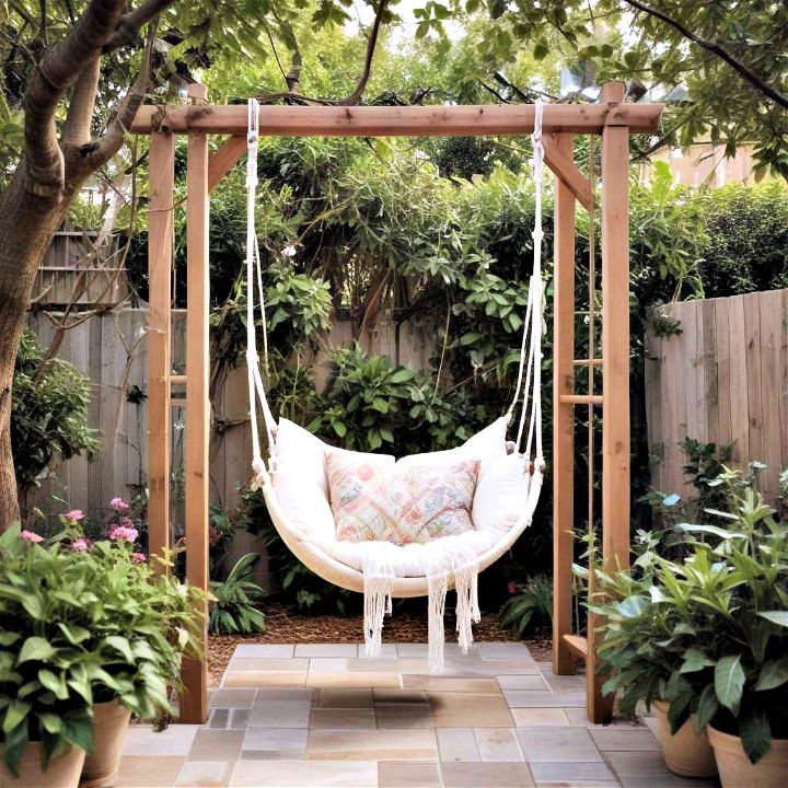 unique swing or hanging chair