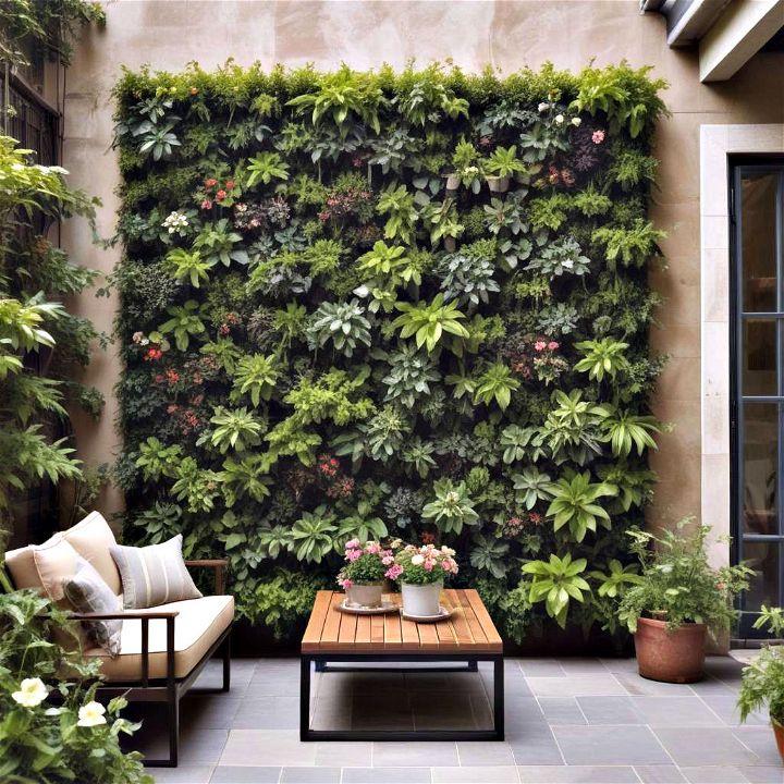 unique vertical garden wall
