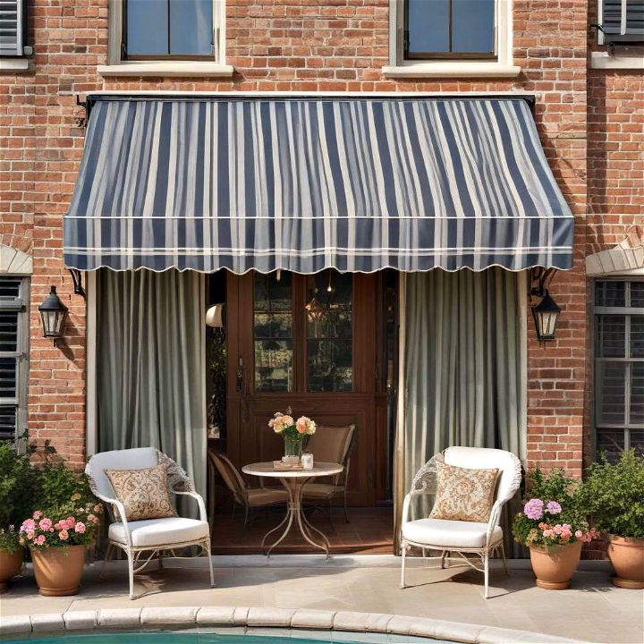 vintage style awning