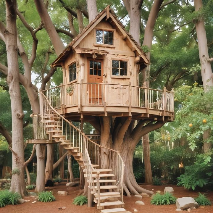 whimsical addition treehouse