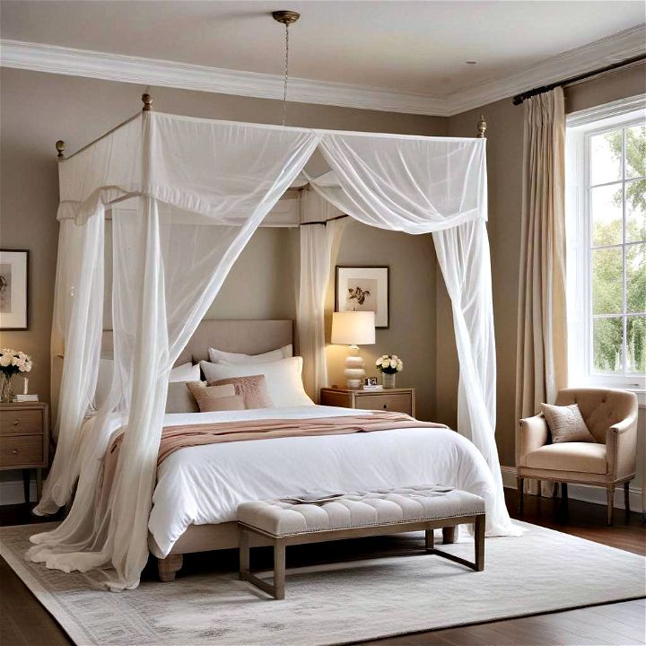 whimsical canopy bed drama