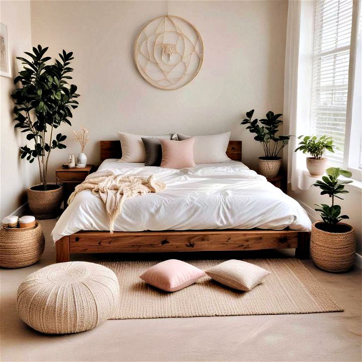 zen meditation spot in your bedroom