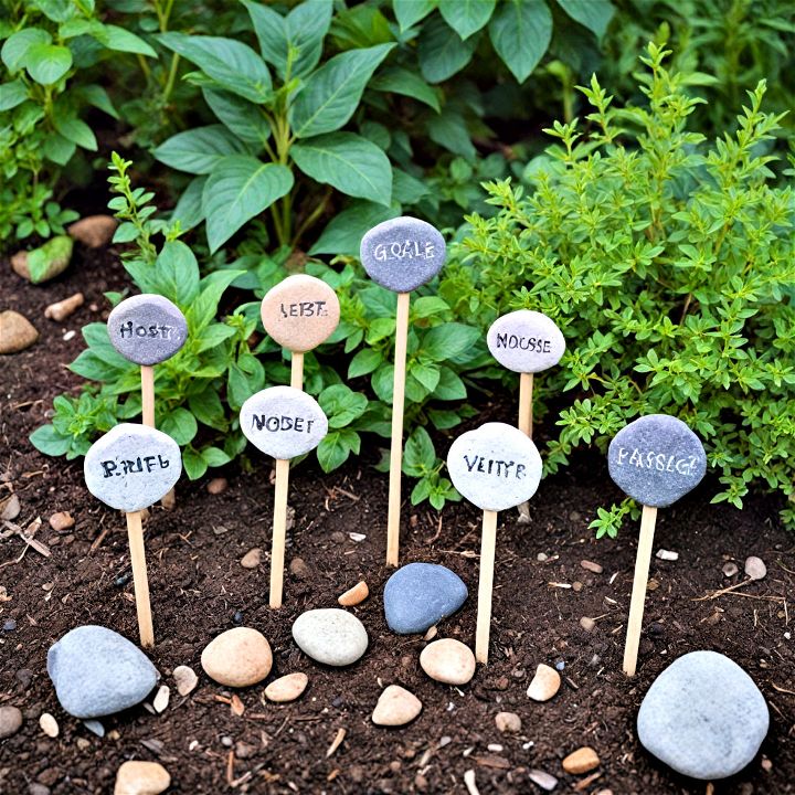 DIY garden markers to organize your plantings stylishly and practically
