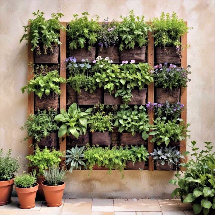 Transform a blank wall into Herb Garden Wall 1
