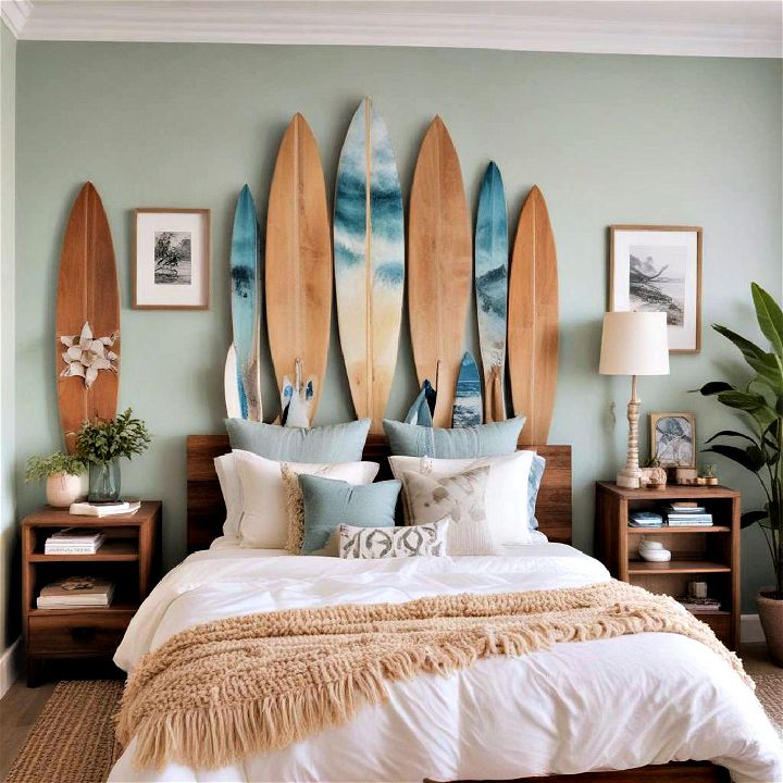 Turn a surfboard into a standout decor piece