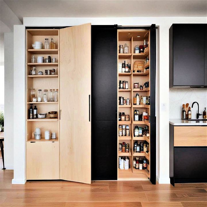 a pivot door for your pantry