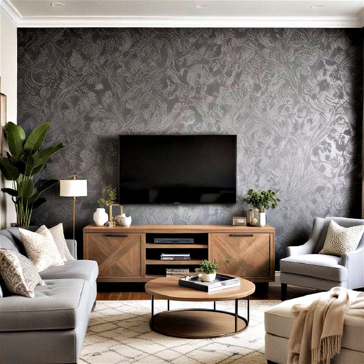 accent wall for tv room