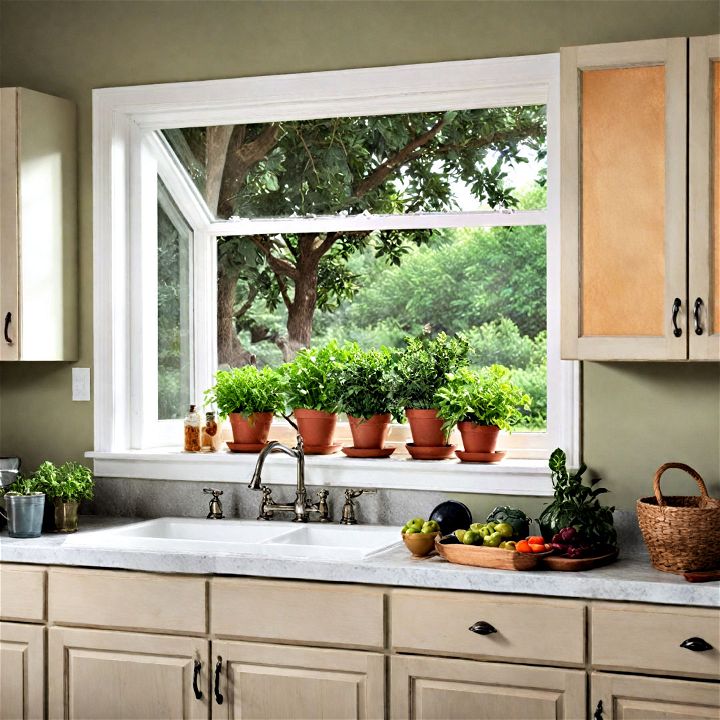 add biophilic elements to bring tranquil beauty to your cooking space