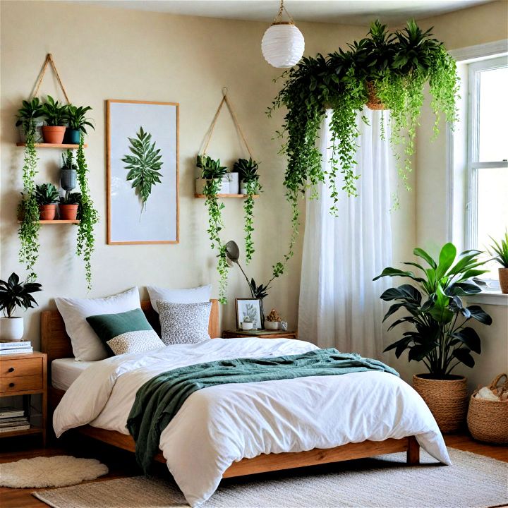 add plants for a calming atmosphere