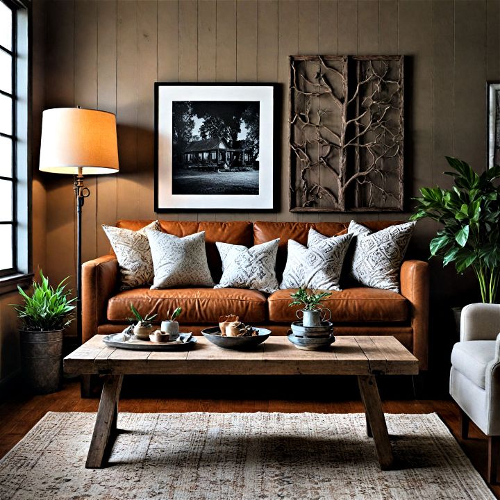 add warmth and charm with rustic accents