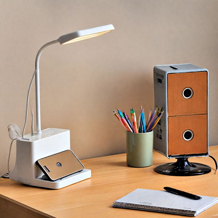 adjustable desk lamp with usb ports