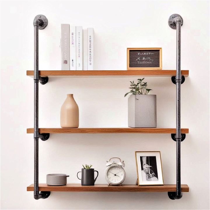 adjustable height floating shelves