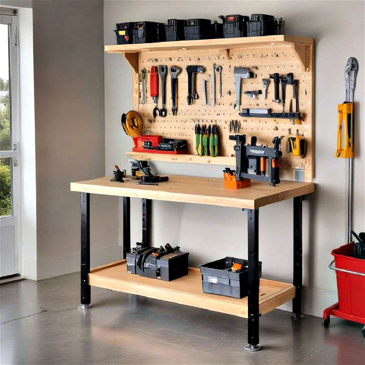 adjustable height workbench for tasks of all sizes