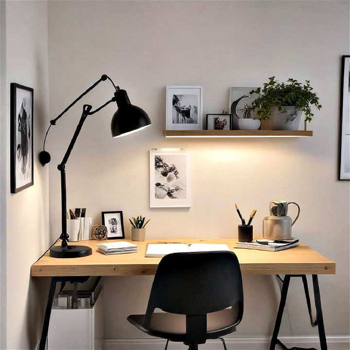 adjustable lighting small home office