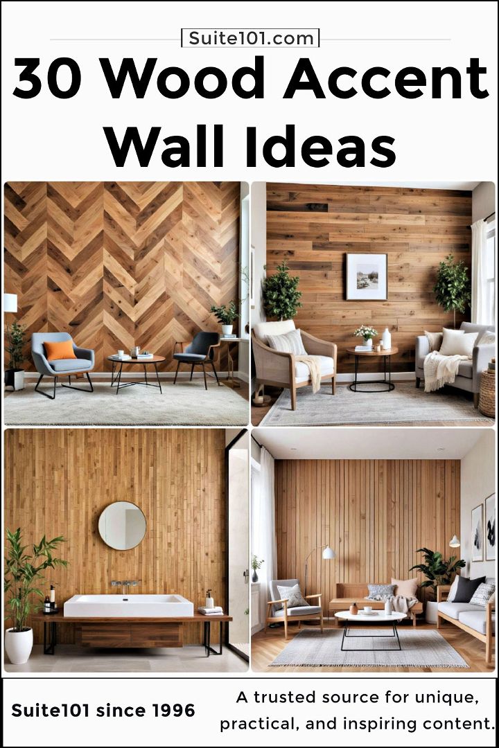 adorable wood accent wall ideas