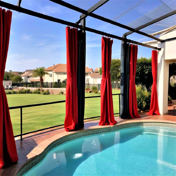 aesthetic outdoor curtain