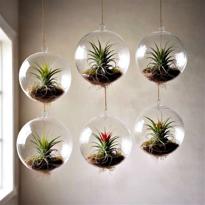 air plant ornaments for plant room