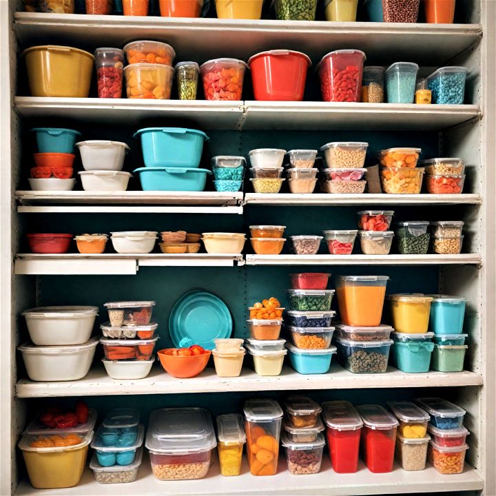allocate a cabinet just for tupperware