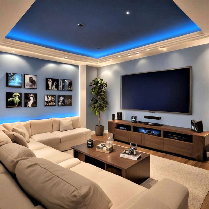 ambient lighting for home theater