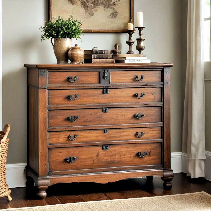 antique chest to your foyer