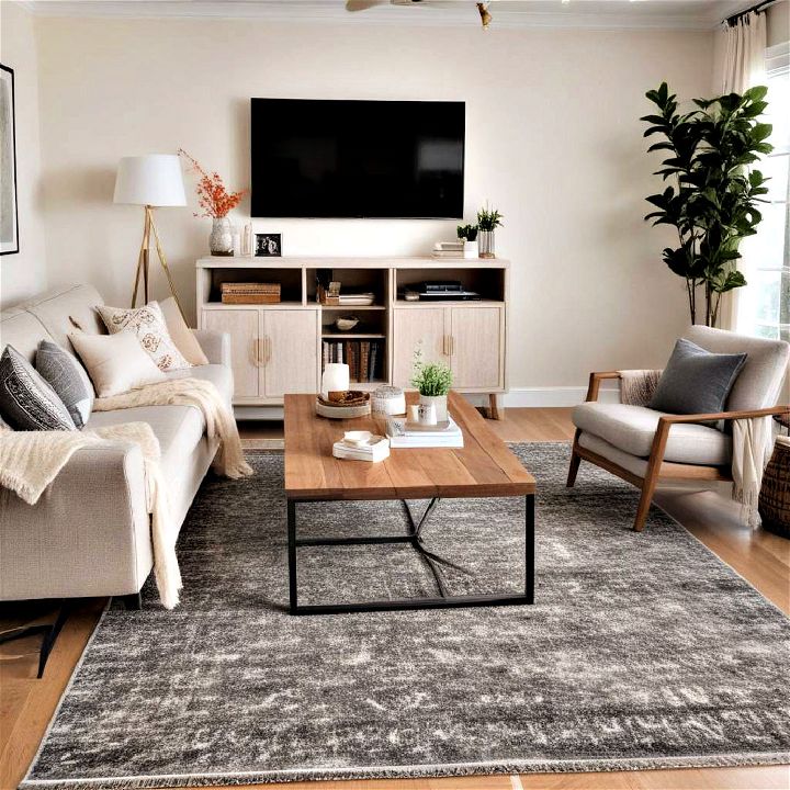 area rug for tv room