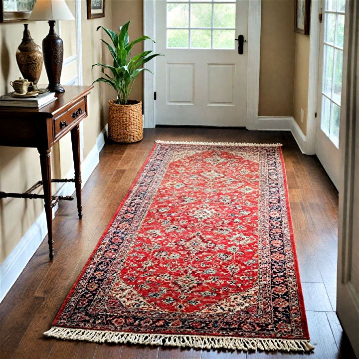area rugs and runners entryway ideas