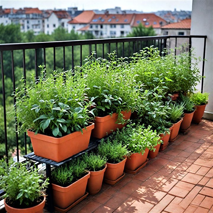 aromatic herb garden to add fragrance