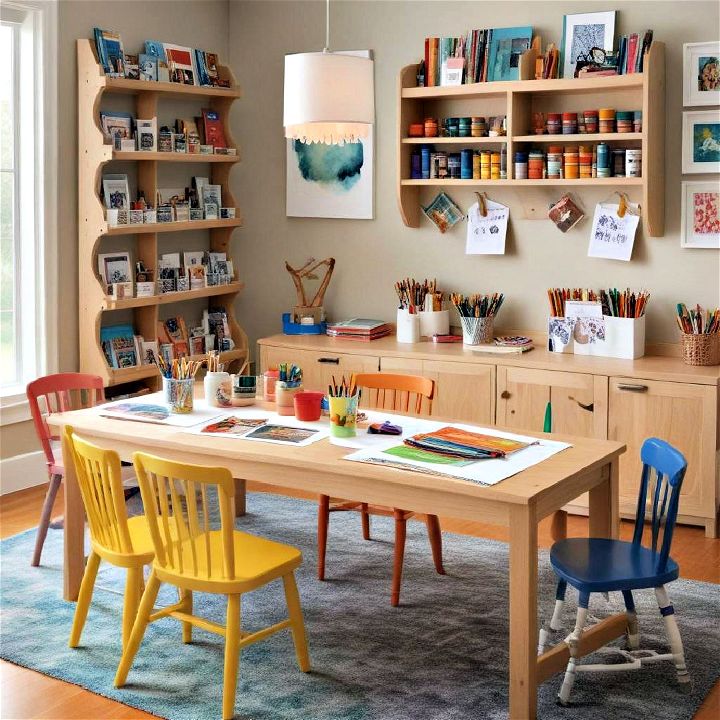 art and craft table for children