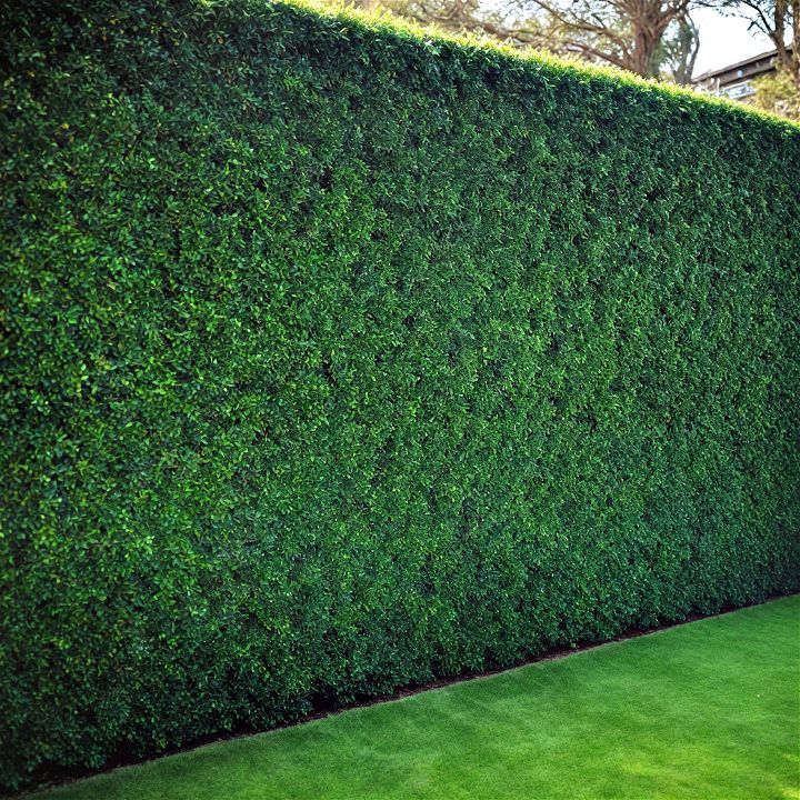 artificial hedge panels for instant outdoor greenery and privacy
